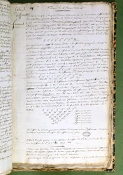 Ms 2044 Seite aus Calcul Differentiel et Integral